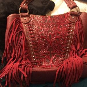 Montana West One Brown bag and one red bag